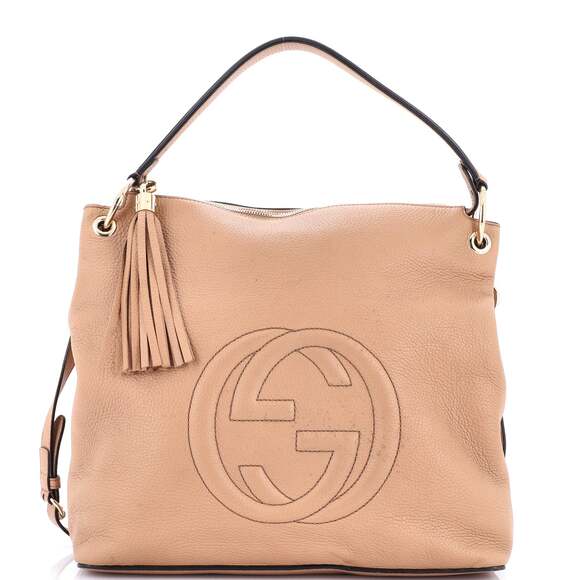 Gucci Soho Convertible Hobo Leather #185495G86B - Picture 1 of 8